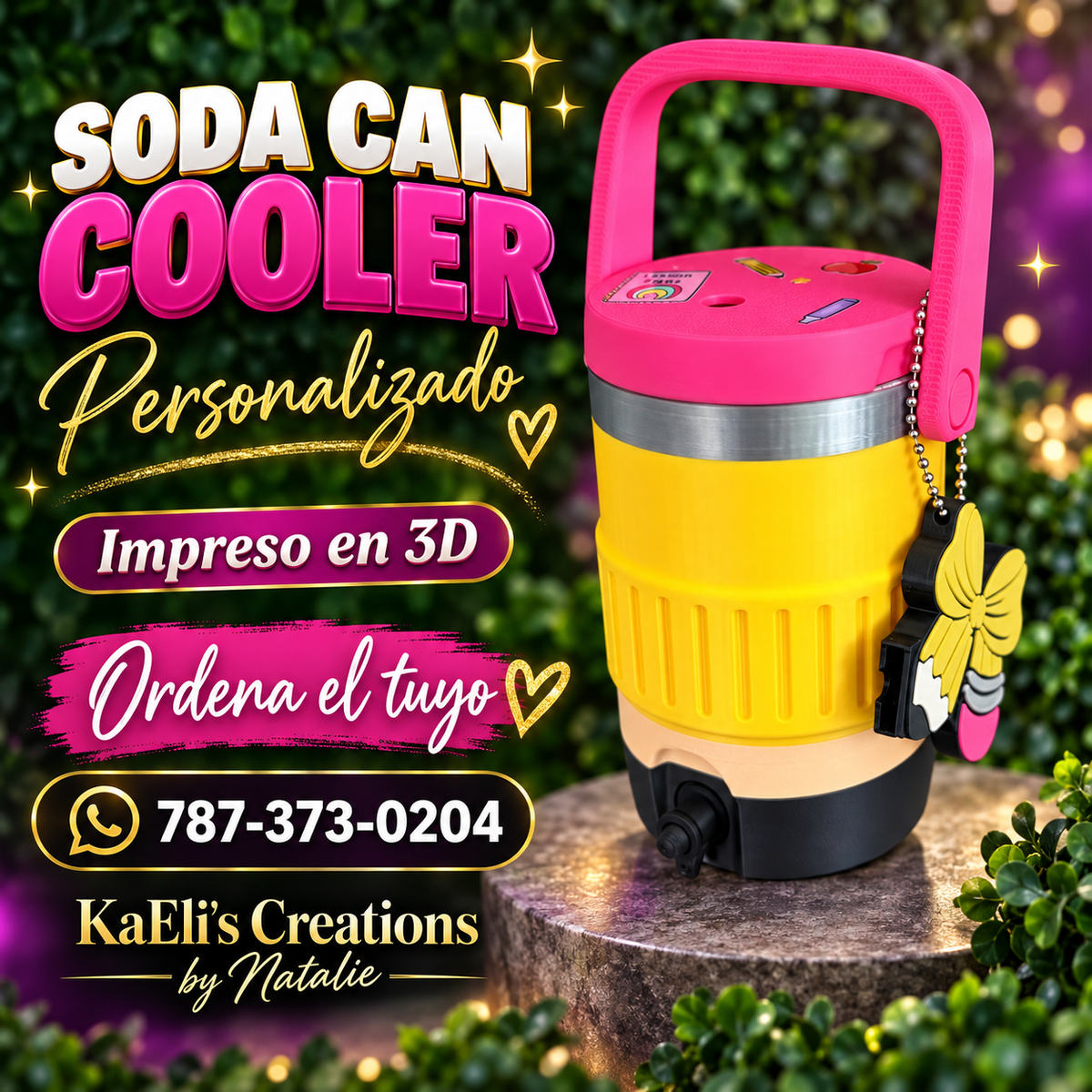 Pencil Soda Can Cooler✨