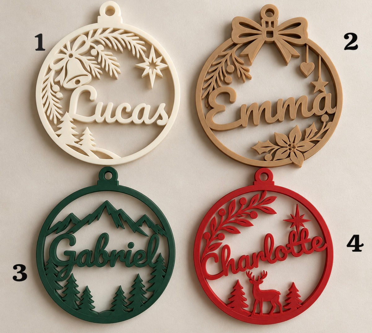 Ornamentos en 3D Personalizados🎄